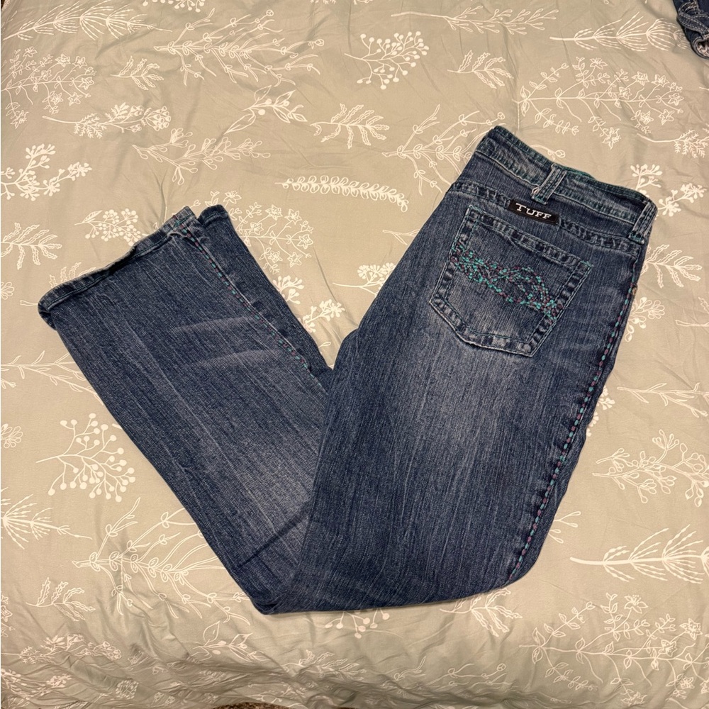 Cowgirl Tuff Boot Cut Jeans